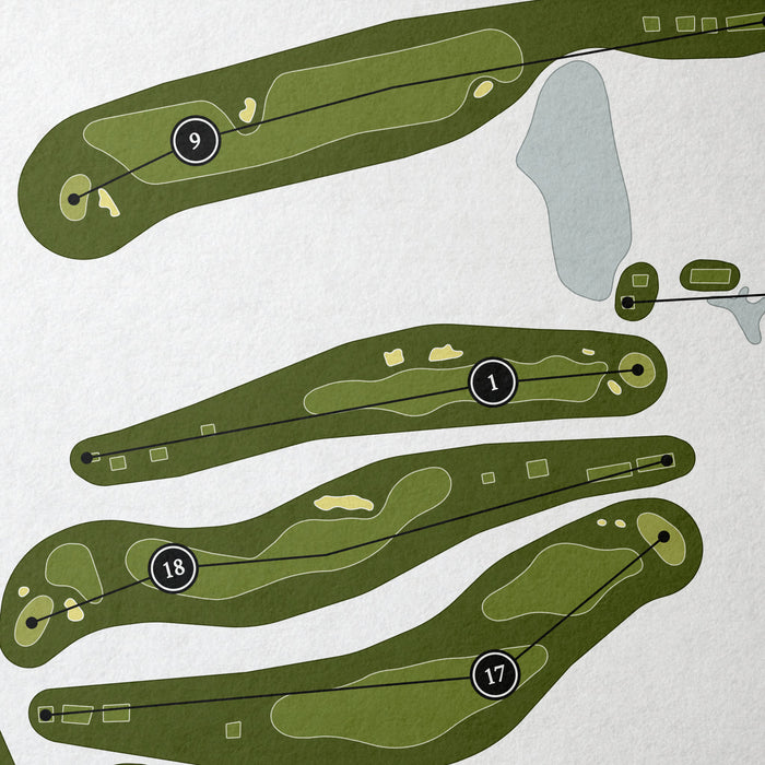 Oakhurst Golf & Country Club | Golf Course Map | Close Up