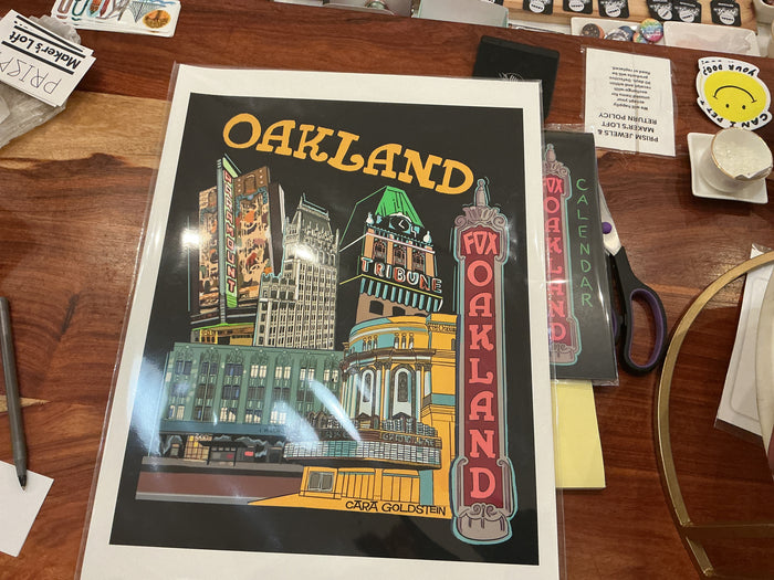 Oakland City Print