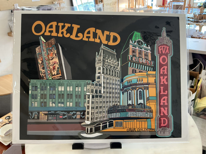 Oakland City Print