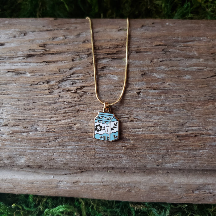 Oat Milk Charm Necklace