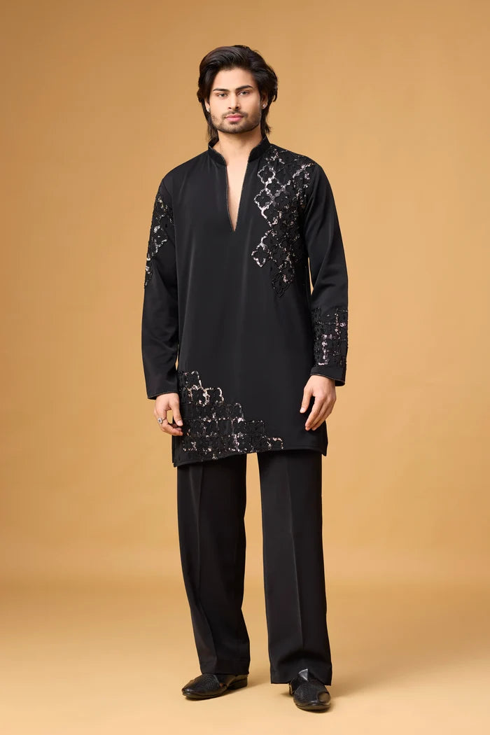 Intricate Embroidered Kurta for Men – Festive & Evening Wear | Mahavir NX
