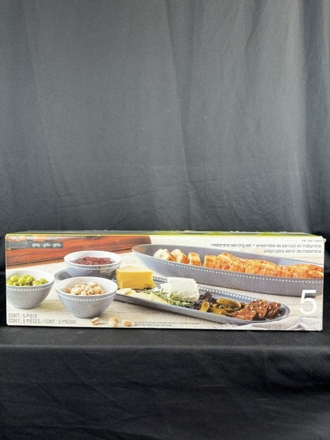 Pandex beaded malamine serving set