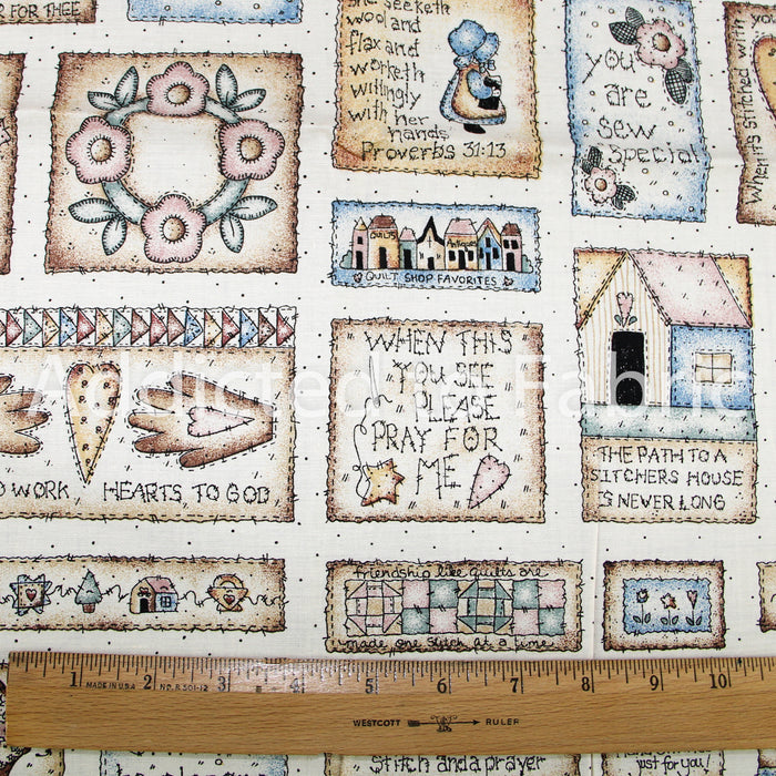 Peace Creek Angels Collection Fabric by Spectrix, Patches