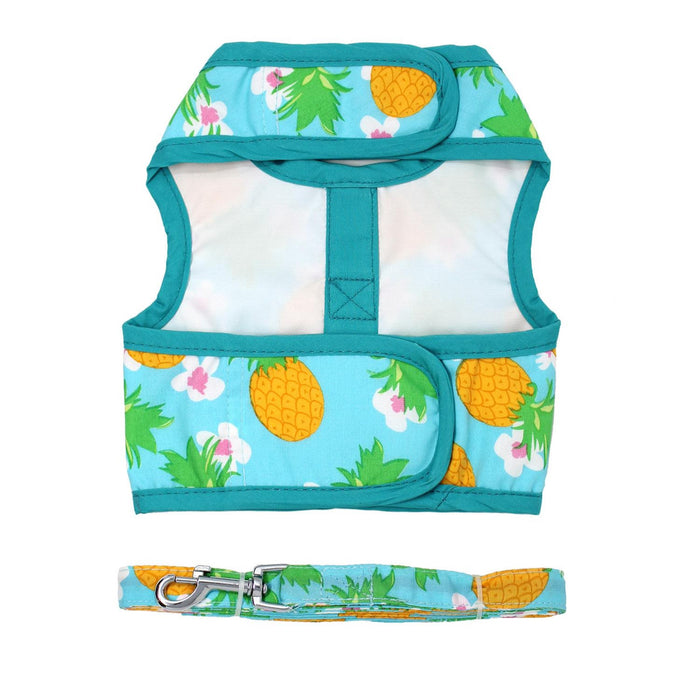 Pineapple Luau Vest Harness & Leash