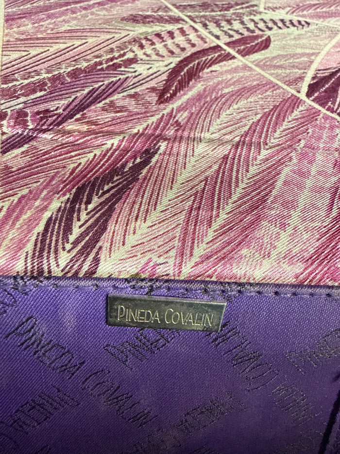 Pineda Covalin Pink Plumage Art Clutch