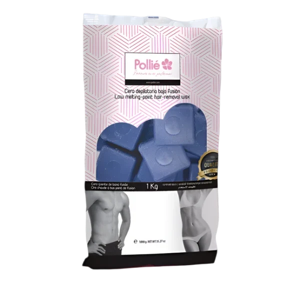 POLLIÉ LOW-MELTING BLUE WAX PELLETS - 1 KG
