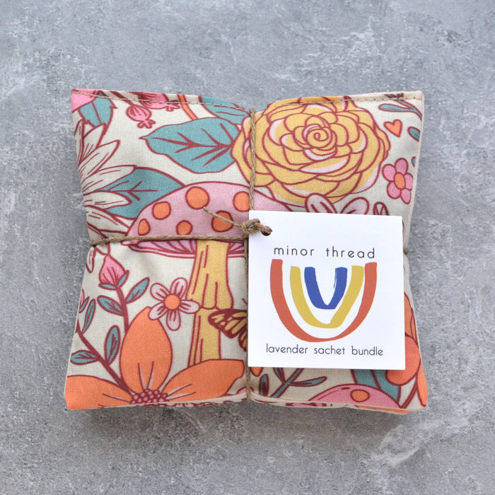 Pollinator Party Floral Lavender Sachet Bundle Spring Modern