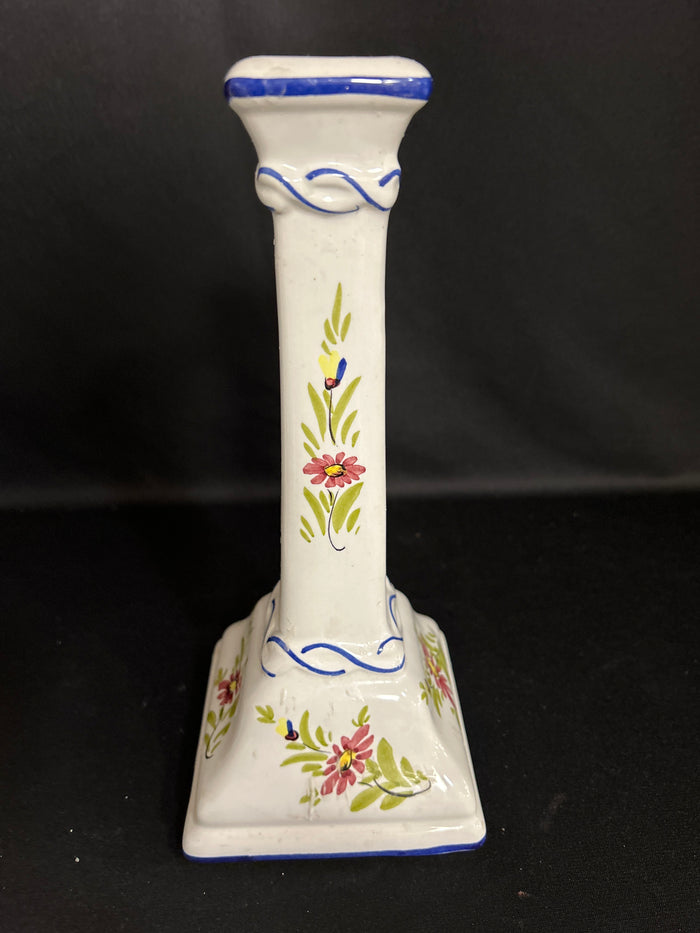 Portuguese Ceramic Candlesticks