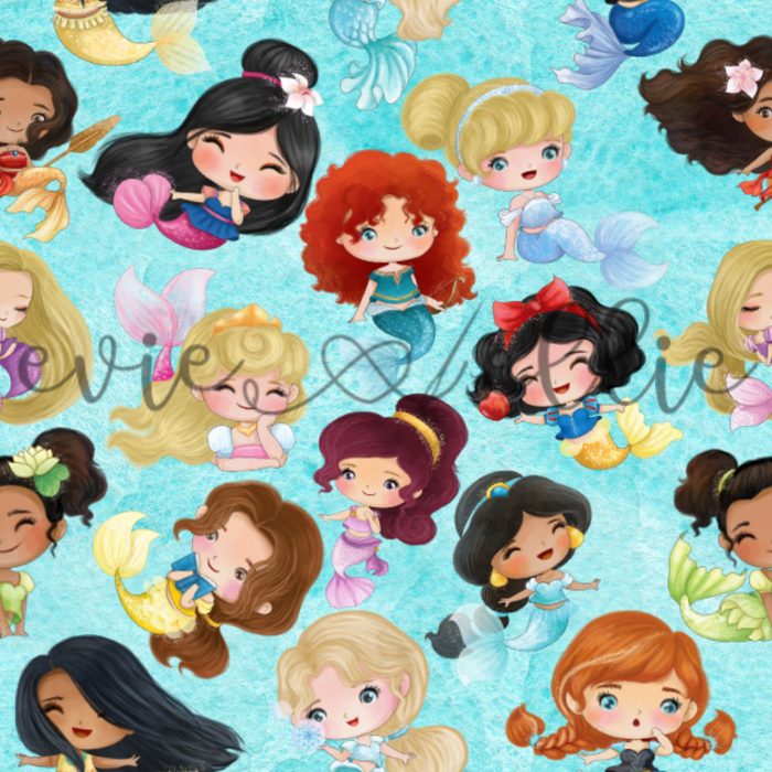 Princess Mermaids  - Multiple Colors