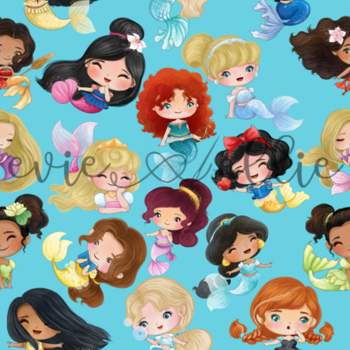 Princess Mermaids  - Multiple Colors
