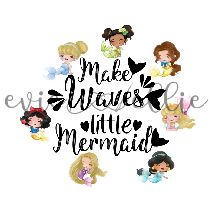 Princess Mermaids Sub  - Multiple Colors
