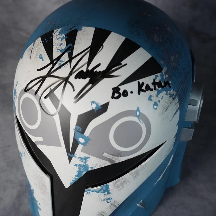 Raffle: Bo Katan Black Series Helmet Signed by Katee Sackhoff + Xenopixel Darksaber