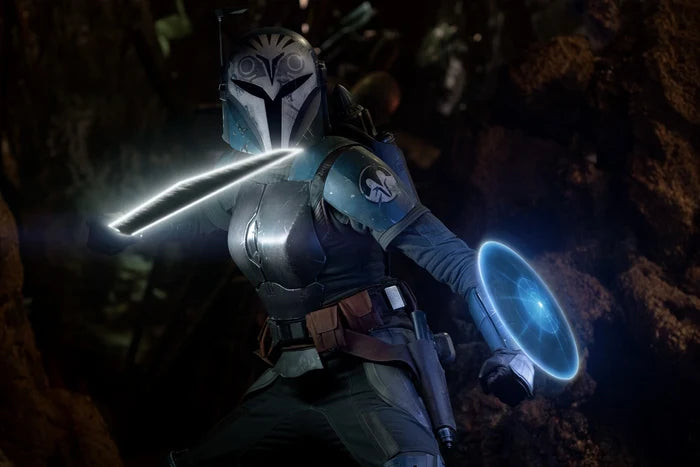 Raffle: Bo Katan Black Series Helmet Signed by Katee Sackhoff + Xenopixel Darksaber