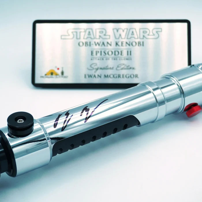 Raffle: Signature Edition KR Sabers - Knight - OWK2 & Plaque | Signed by Ewan McGregor