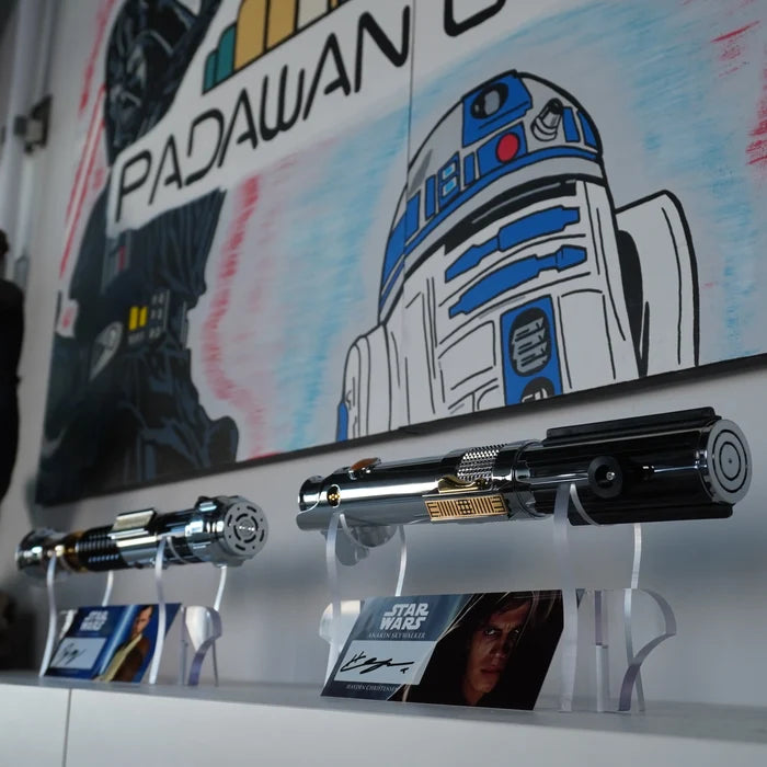 Raffle: Signed Plaque Saber Bundle – Obi-Wan & Anakin