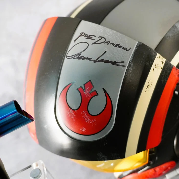Raffle: The Force Awakens Bundle – Signed Poe Dameron Helmet + Rey & Kylo Sabers