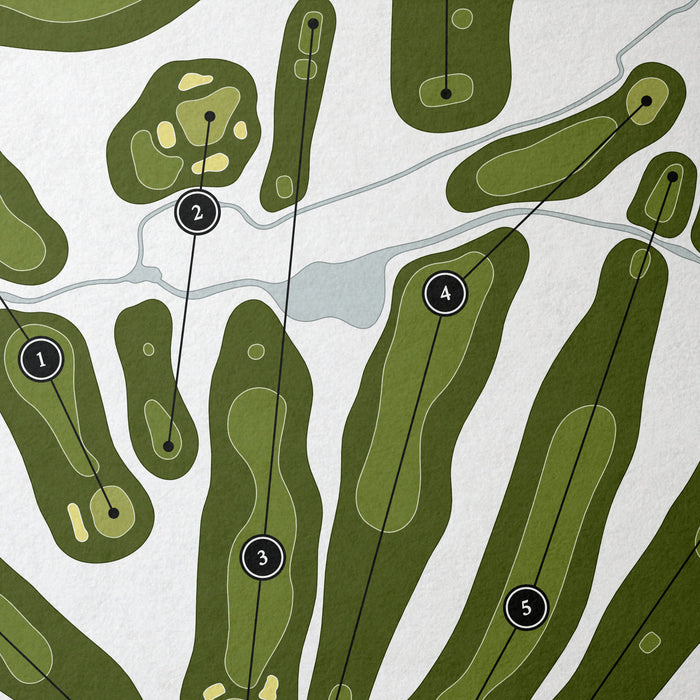 Rock Ridge Golf Course | Golf Course Map | Close Up