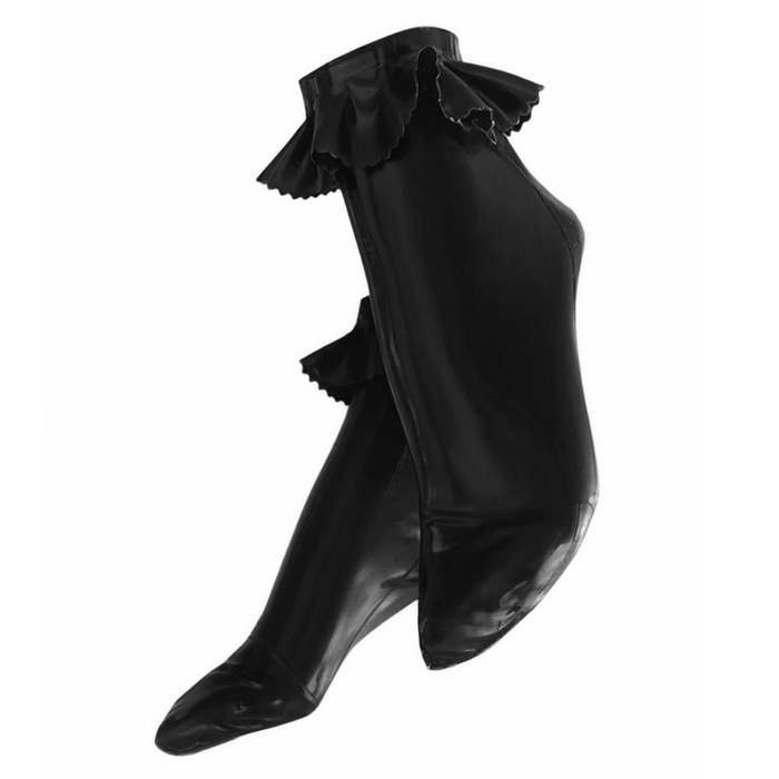 Ruffle Socks Womens - Vex Inc. | Latex Clothing