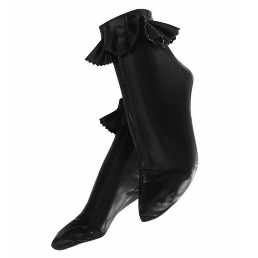 Ruffle Socks Womens - Vex Inc. | Latex Clothing