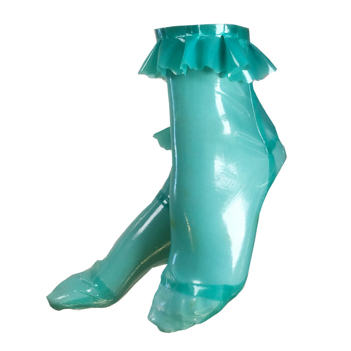 Ruffle Socks Womens - Vex Inc. | Latex Clothing