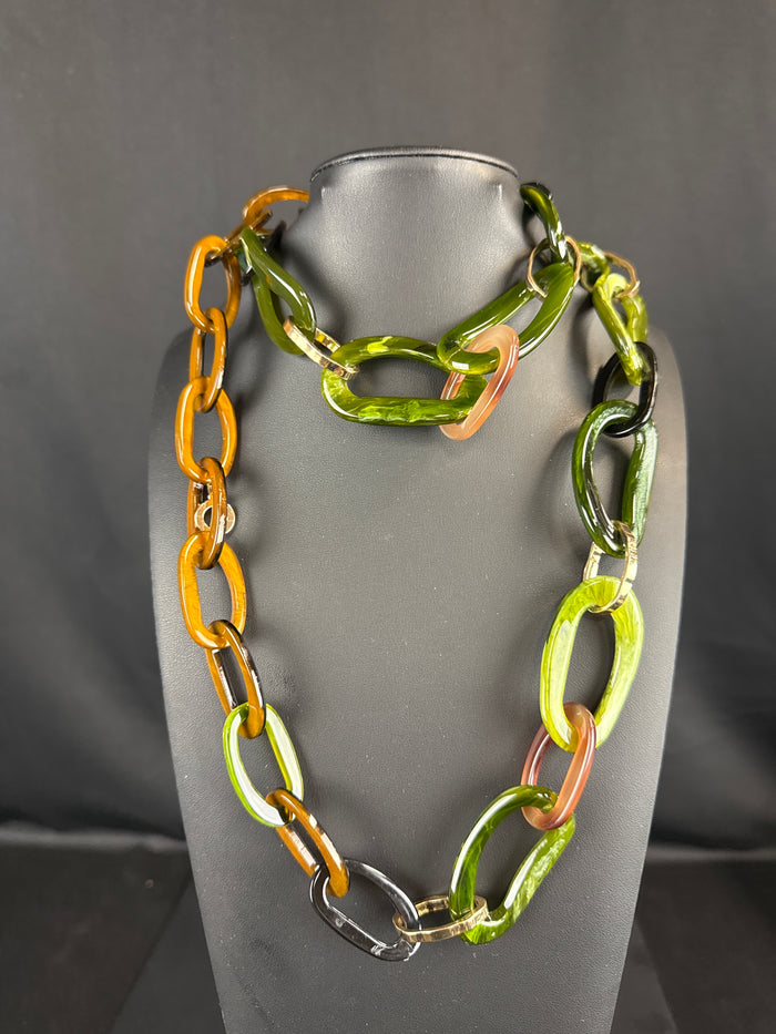 Rush by Denis & Charles Lucite Necklace