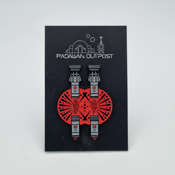 Saber crystal pin badge-Padawan Outpost
