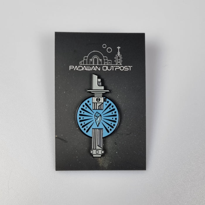 Saber crystal pin badge-Padawan Outpost