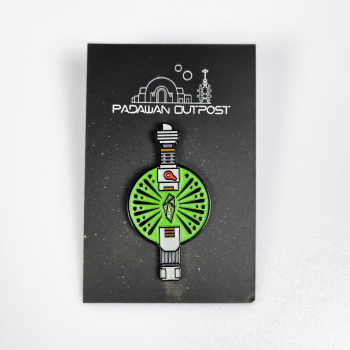 Saber crystal pin badge-Padawan Outpost