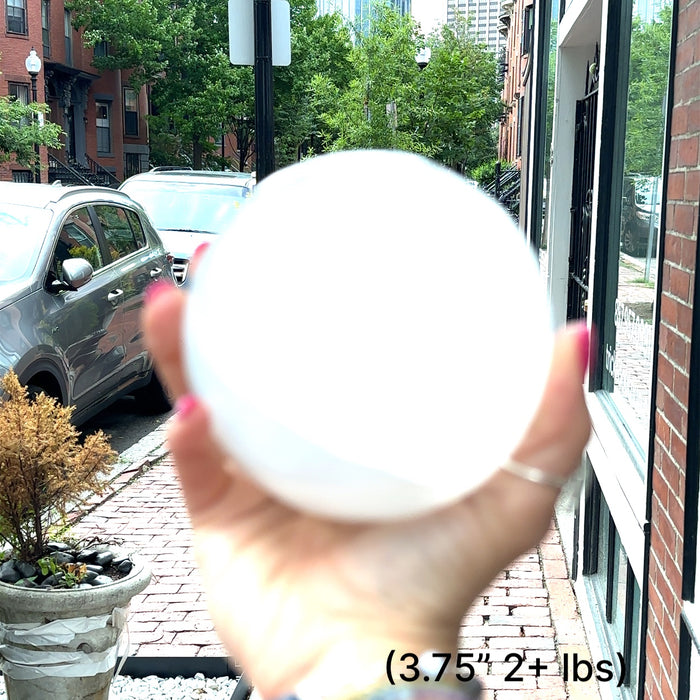 One (3.75'' 2+ lbs.) Selenite Sphere