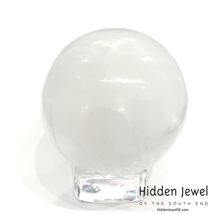 Selenite Gemstone spheres