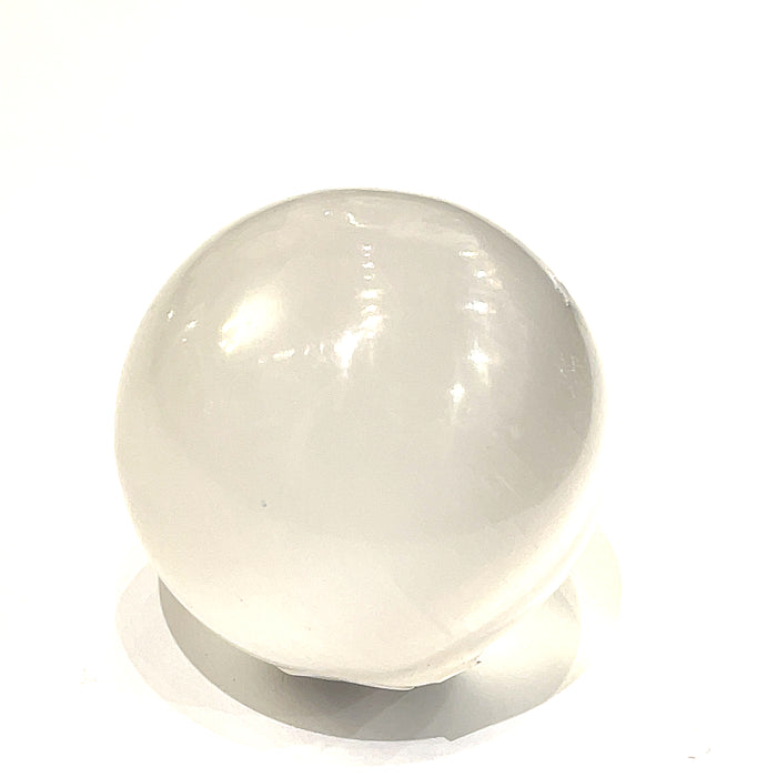 Selenite Gemstone spheres