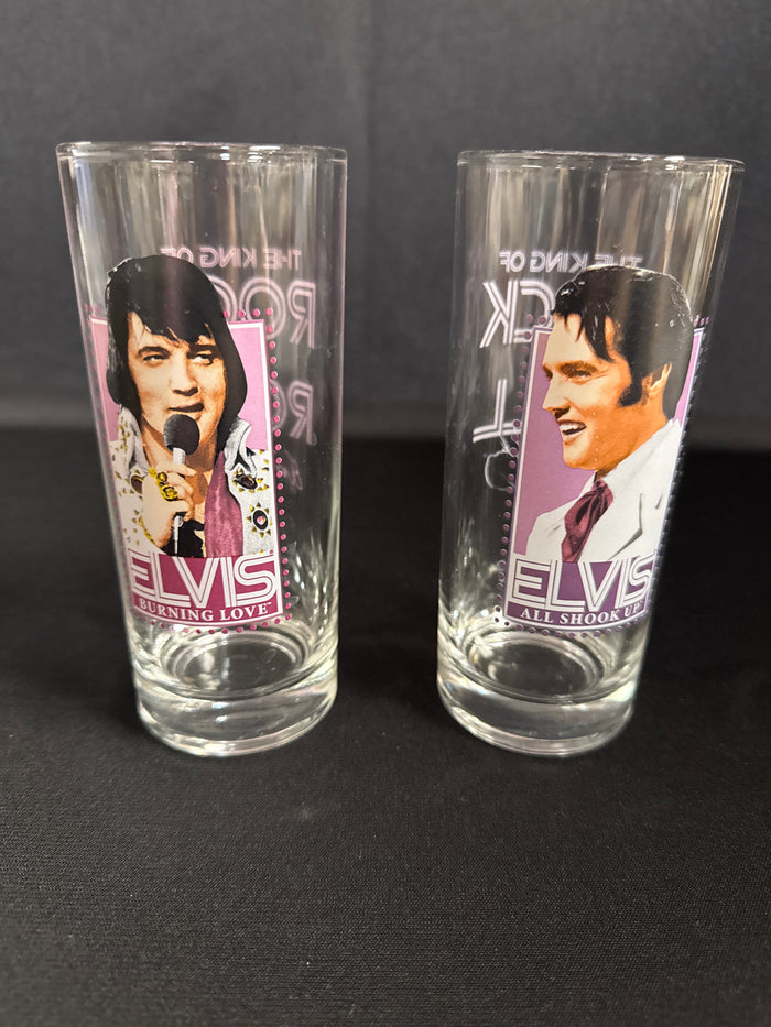 Set of 5 Elvis glasses