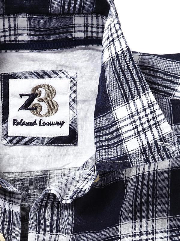 Seychelles Navy Check Linen Shirt
