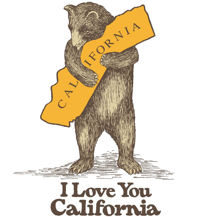 SF Mercantile - California Bear Hug Tote – “I Love You California”