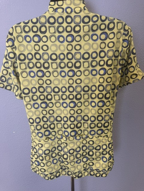 she-beest Women's Yellow Bike Jersey Size Med