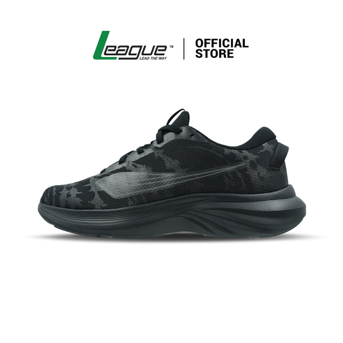 Shinai Black/Black Sepatu Lari Pria