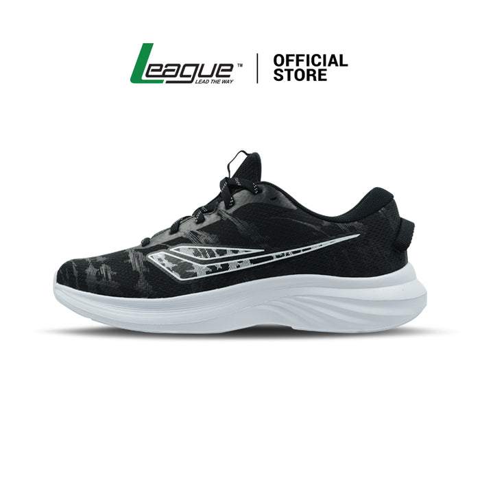 Shinai Black/White Sepatu Lari Pria