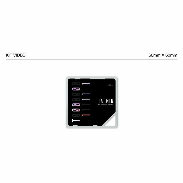 SHINee TAEMIN T1001101 2nd CONCERT KIT (Video+Photobook)