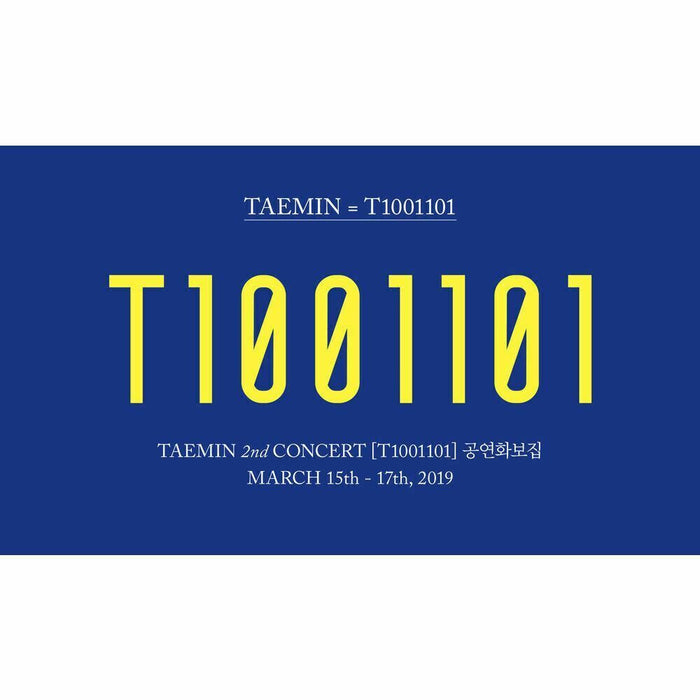 SHINee TAEMIN T1001101 2nd CONCERT PHOTOBOOK