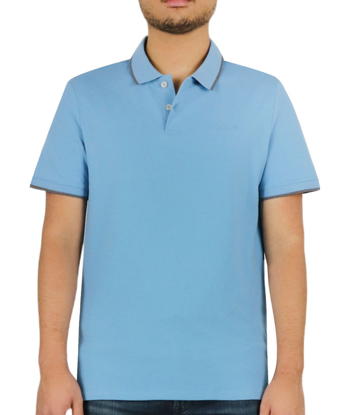 Short Sleeves Stretch Pique Polo