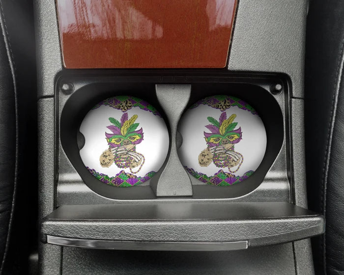 Sloth Soiree | Car Coaster Set