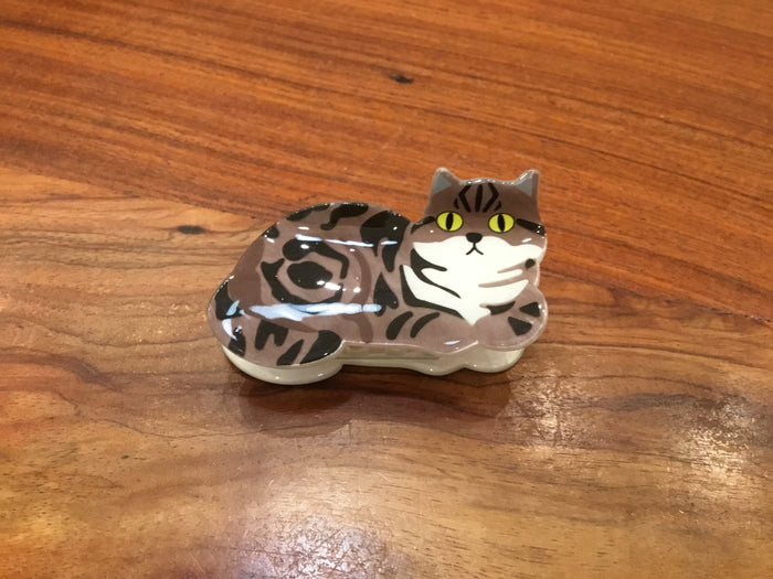 Small Calico Cat Hair Claw Clip
