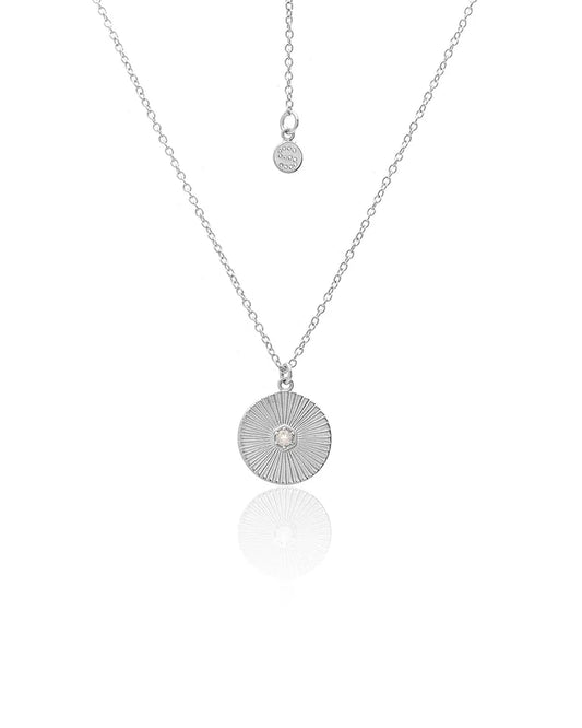 Solace Necklace | Silver & Rose Quartz