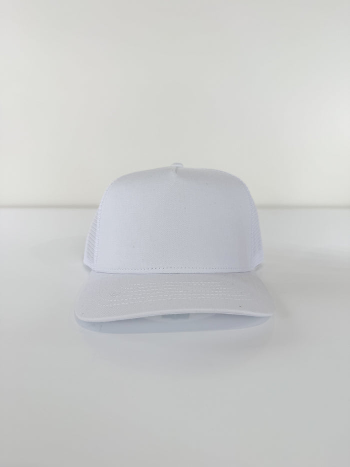 Solid Color Cotton Trucker Hat