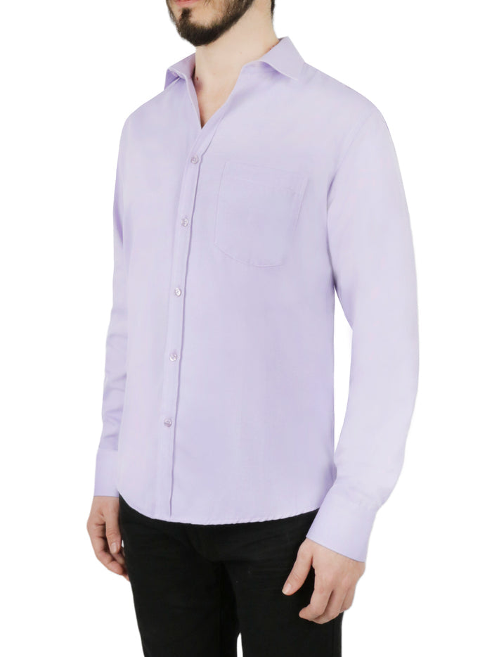 Solid Purple Dress Shirt