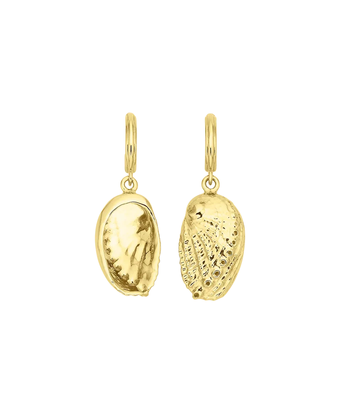 Soul Paua Earrings | 22k Gold Vermeil