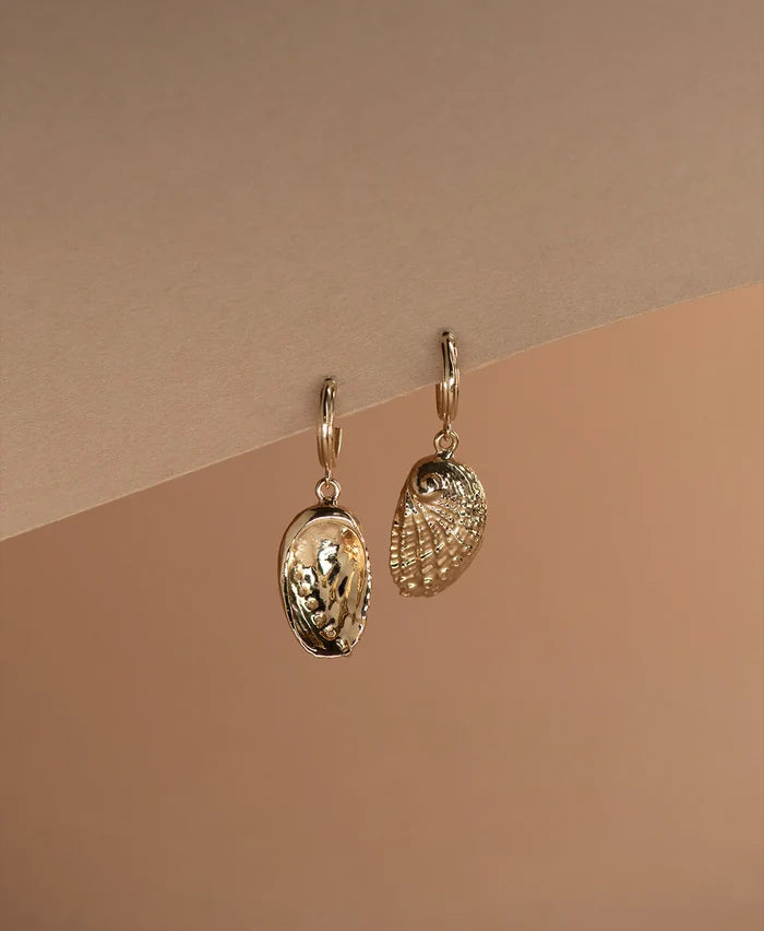 Soul Paua Earrings | 22k Gold Vermeil