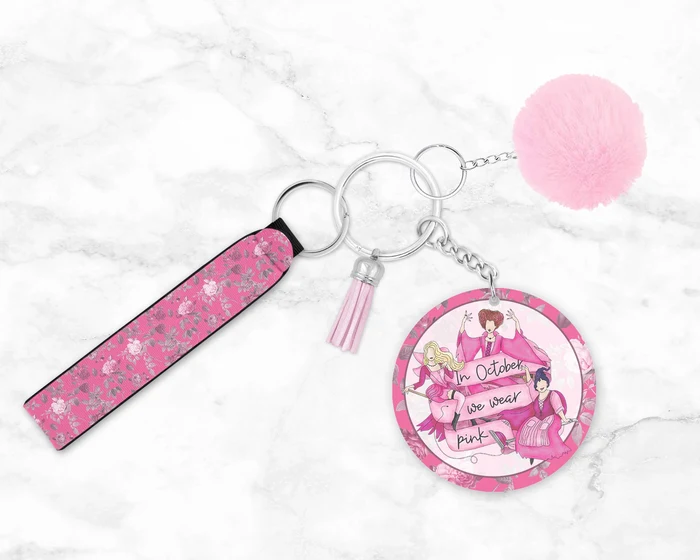 Spellbinding Shades of Pink | Novelty Keychain
