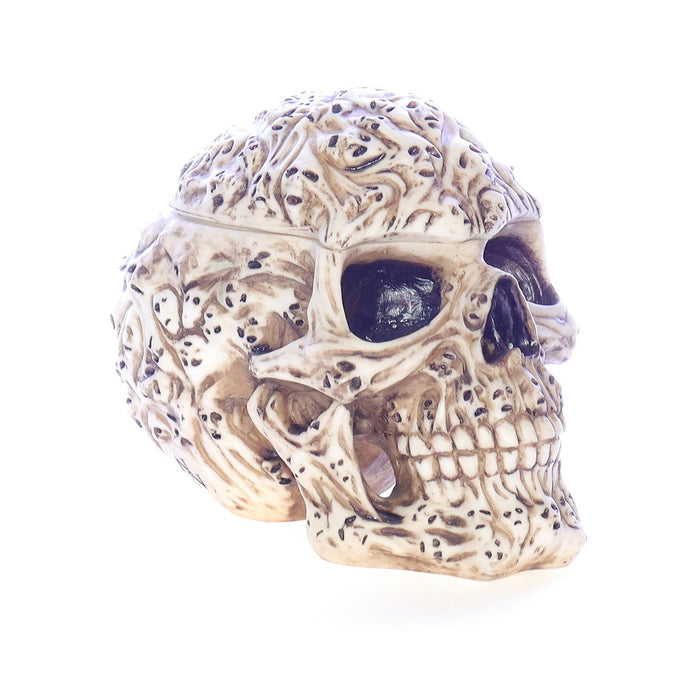 Fantasy_Art_Collection_8090_Spirit_Ghost_Print_Skull_Halloween_Figurine Front View
