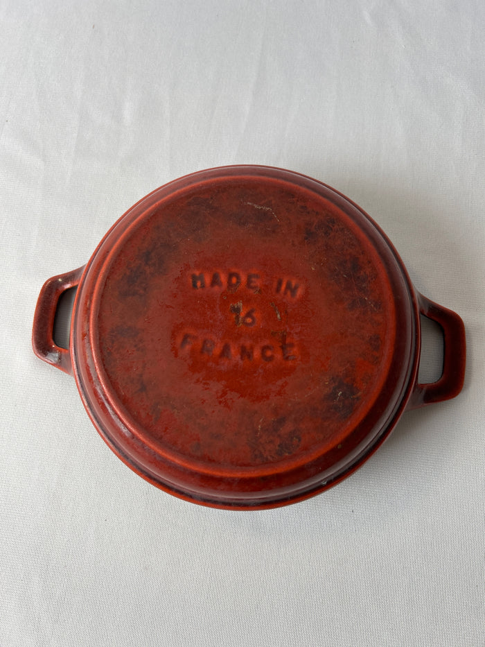 STAUB Cast Iron Enameled 6” skillet